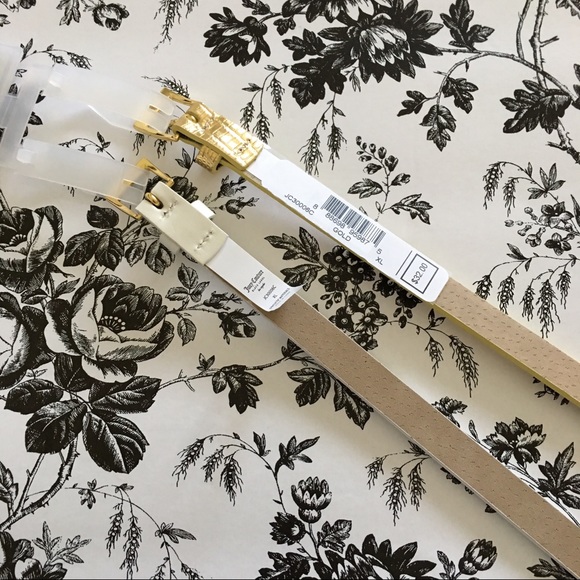 Juicy Couture Black Label Skinny Belt Set of Two - Picture 6 of 7